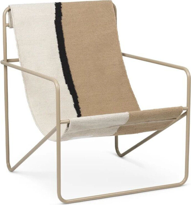 Desert Lounge Lenestol Cashmere/Soil