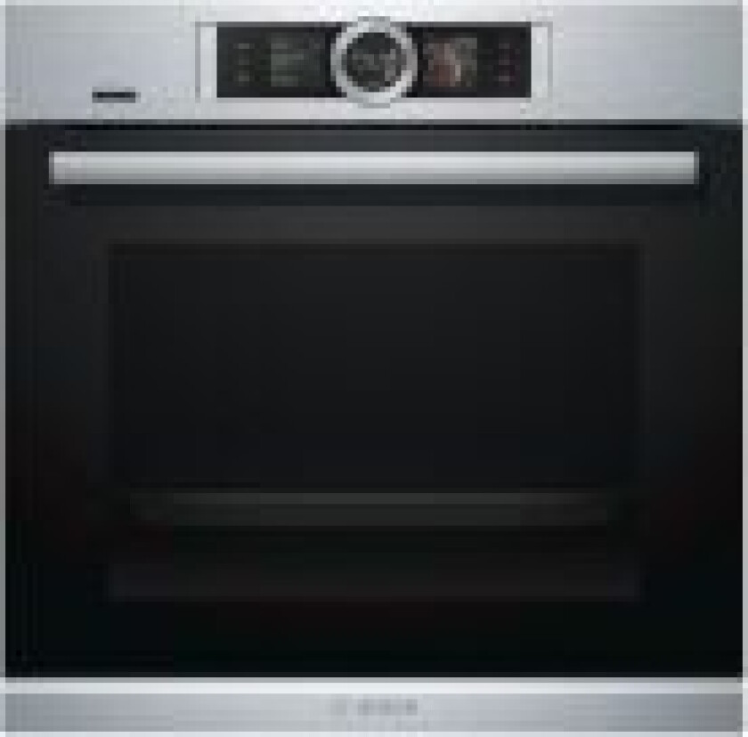 Serie 8 HBG676ES6 - Ovn - innebygd - Wi-Fi - fordypning - bredde: 56 cm - dybde: 55 cm - høyde: 58.5 cm - med selvrens - Klasse A+ - rustfritt stål