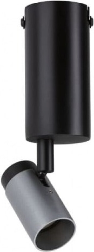 Runa, 1 ampuller, GU10, IP20, Antrasitt, Sort