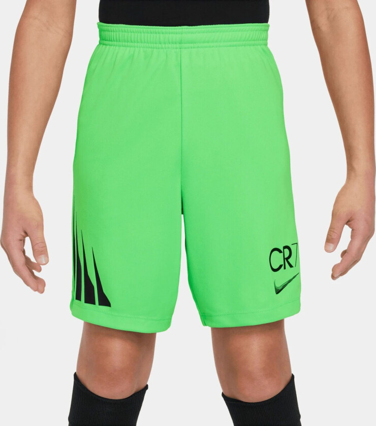 CR7 Dri-FIT Academy 23 Short, fotballshorts, junior GREEN STRIKE/BLACK/B