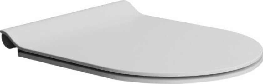toalettsete, soft close, avtagbar, matt hvit