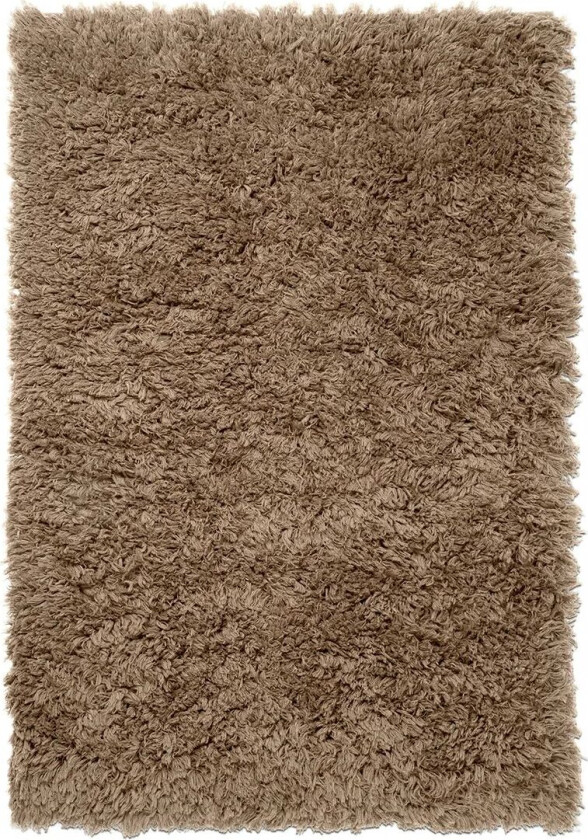 Meadow High Pile gulvteppe 140x200 cm Dark beige