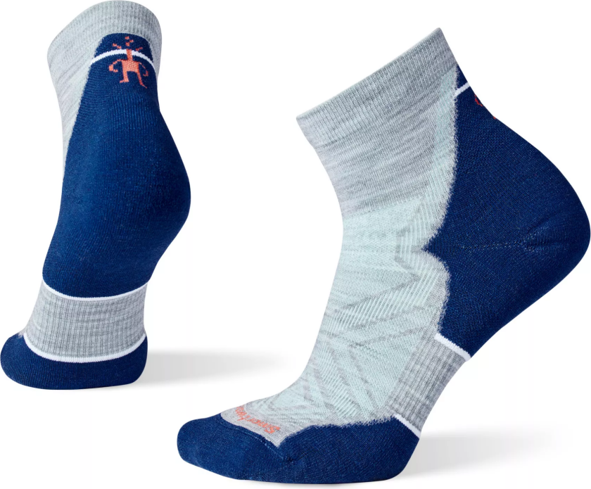 Run Targeted Cushion Ankle Socks Dame Light Gray S (34-37)