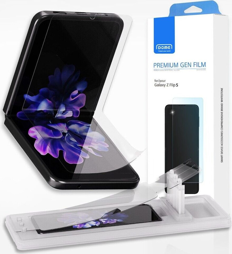 Whitestone Dome Galaxy Z Flip 5 Skjermbeskytter Premium Gen Film