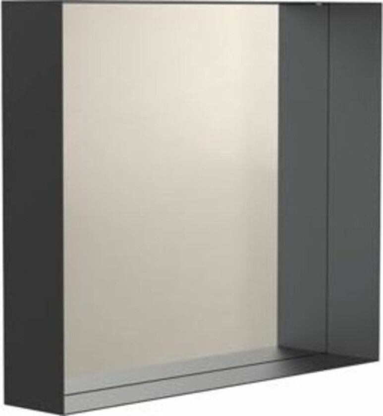 Unu speil, 60x50 cm, sort