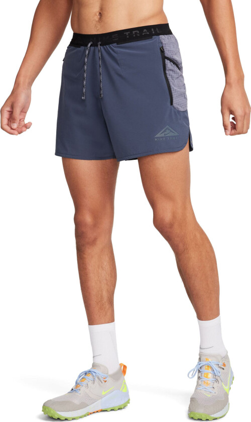 Dri-Fit Trail Second Sunrise 5" Shorts Herre Thunder Blue/Light Carbon/Black L