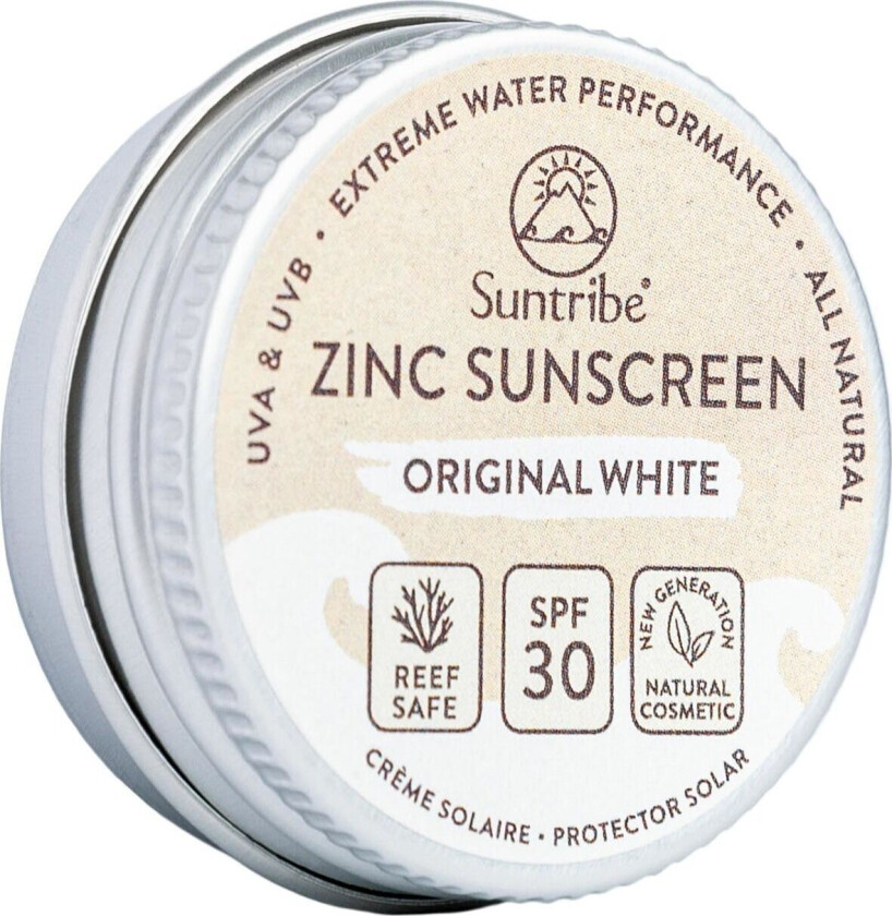 Mini Natural Mineral Face and Sport Zinc Sunscreen SPF 30 15 g, Original White