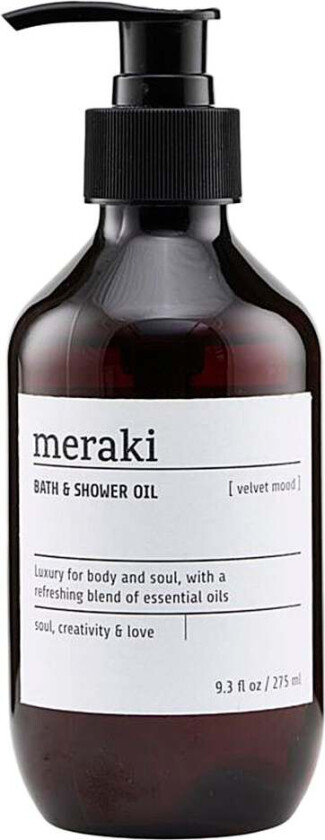 Velvet Mood Bath & Shower Oil, 275 ml Dusj & Bad