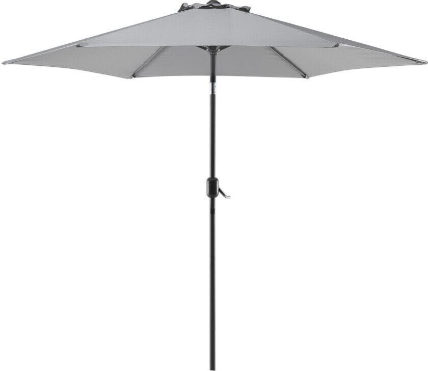 Hageparasoll Grå Stoff 230 cm Værbestandig