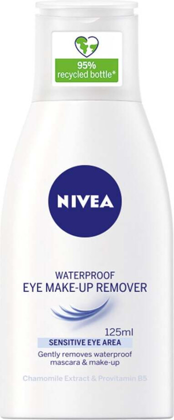 Nivea Waterproof Eye Makeup Remover, 125 ml Nivea Sminkefjerner