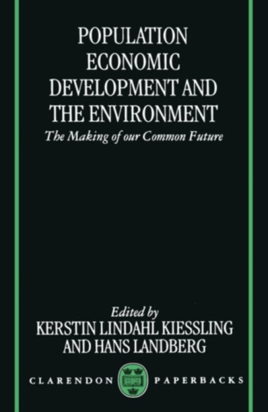 Population, Economic Development, and the Environment av Kiessling, Landberg (Paperback)