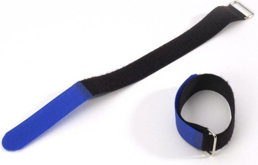 Hook and Loop Cable Tie Pack of 10 300 mm x 25 mm Blue