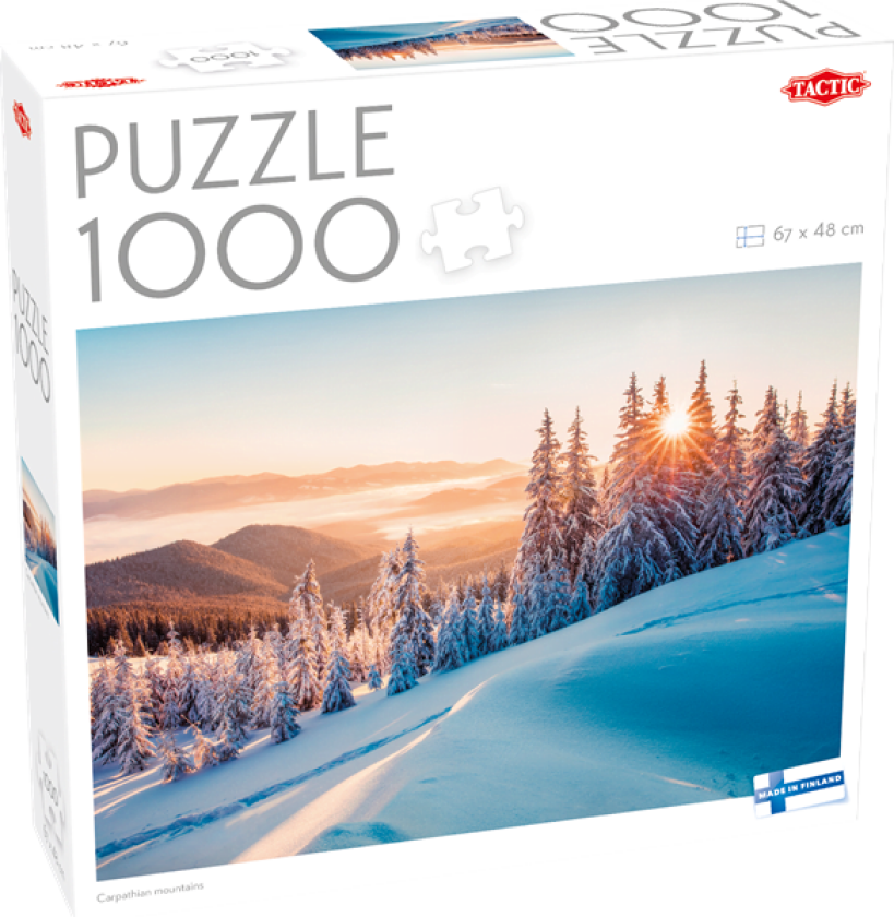 1000 pcs puzzle: Carpathian mountains