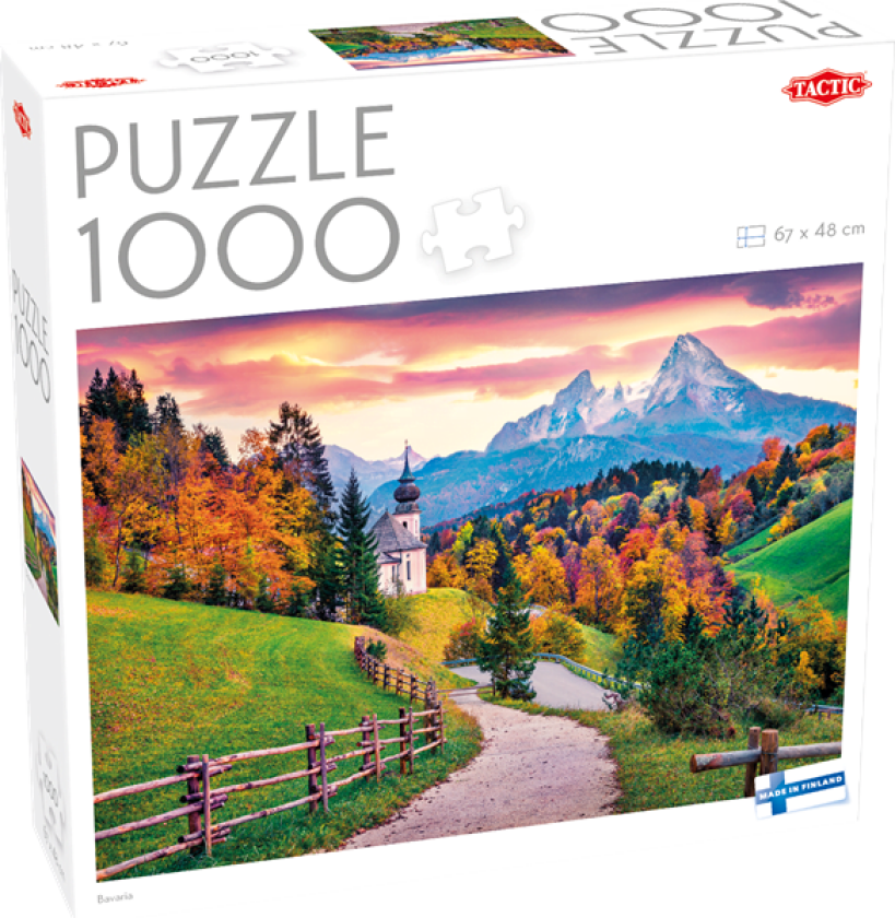 1000 pcs puzzle: Bavaria