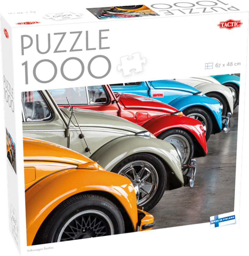 1000 pcs puzzle: Volkswagen Beetles