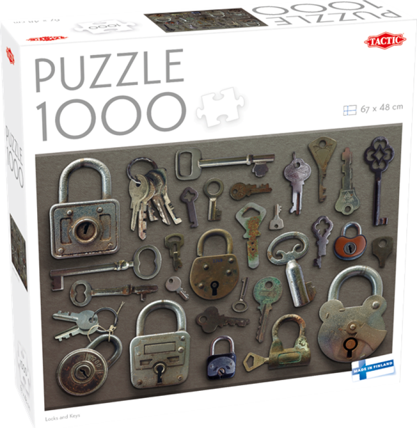 1000 pcs puzzle: Locks and Keys