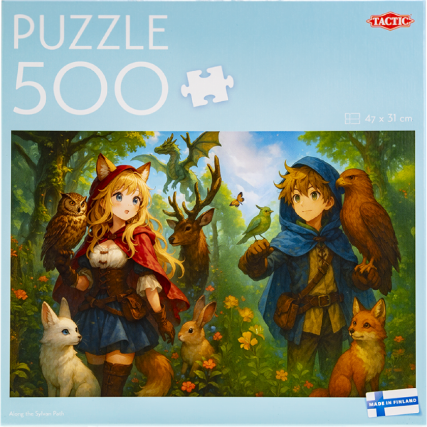 500 pcs puzzle: Along the Sylvan Path