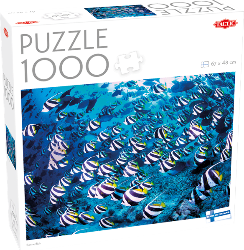 1000 pcs puzzle: Bannerfish