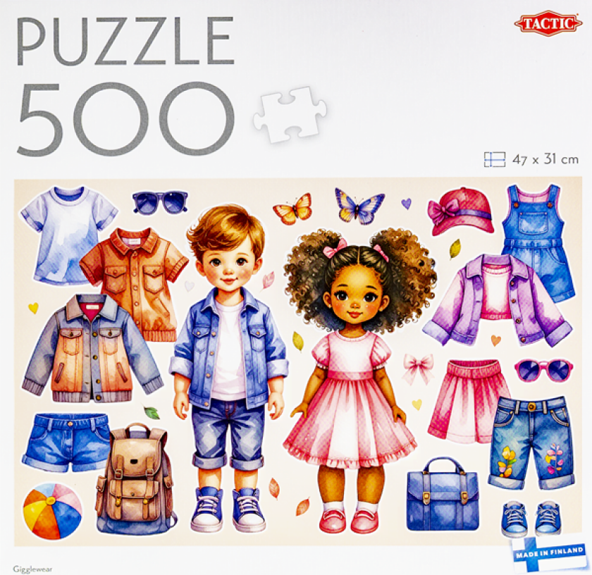 500 pcs puzzle: Gigglewear