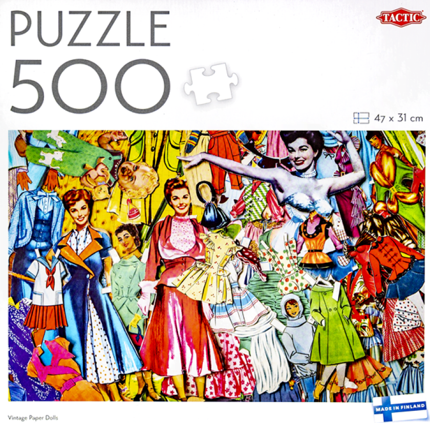 500 pcs puzzle: Vintage Paper Dolls