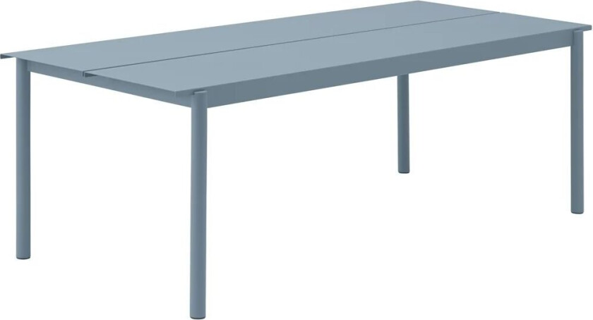 Bilde av Linear Steel Table bord 200x75 cm Pale blue