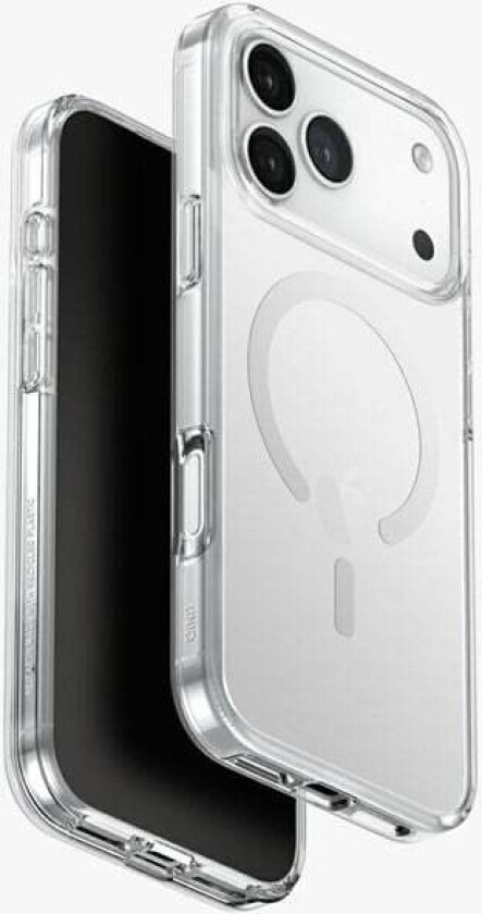 Clario Magclick Charging Case for iPhone 17 Pro Max - Transparent
