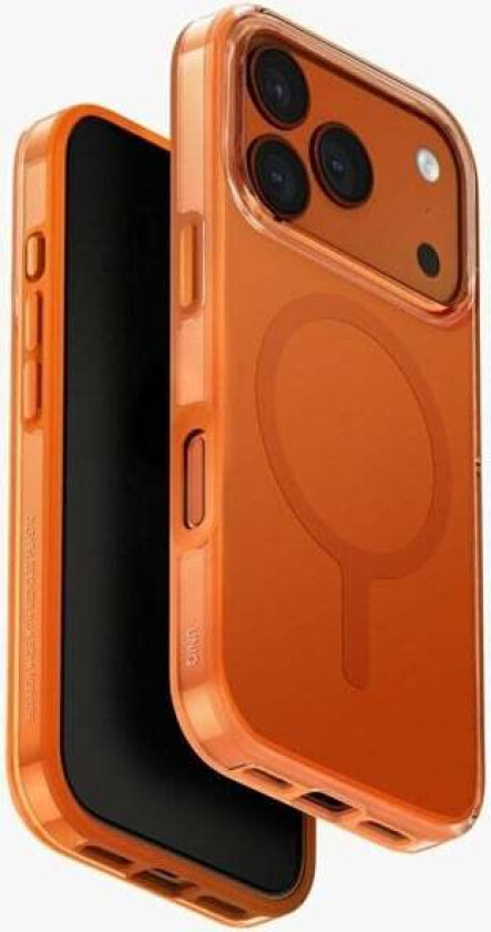 Clario Magclick Charging Case for iPhone 17 Pro - Orange