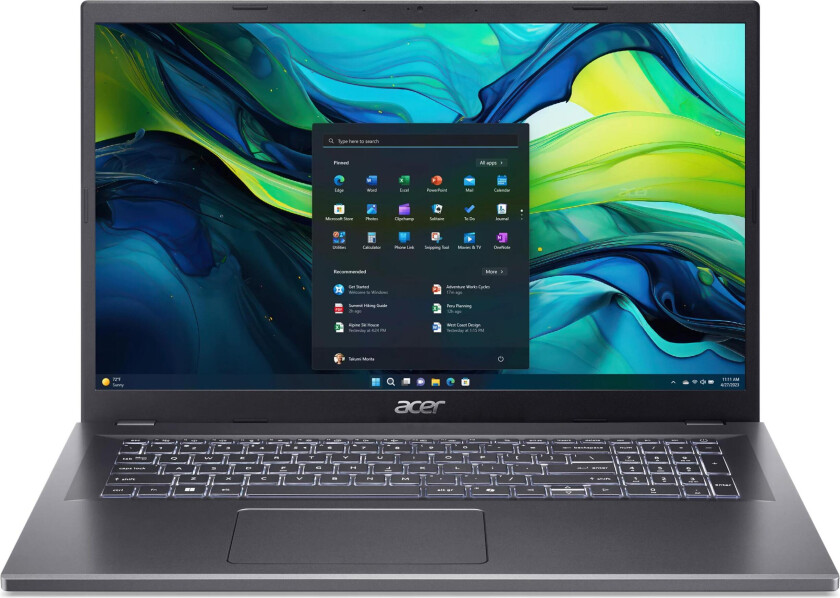 Aspire 5 A17-51M-55AM Core5-120U/16GB/512SSD/W11 Home