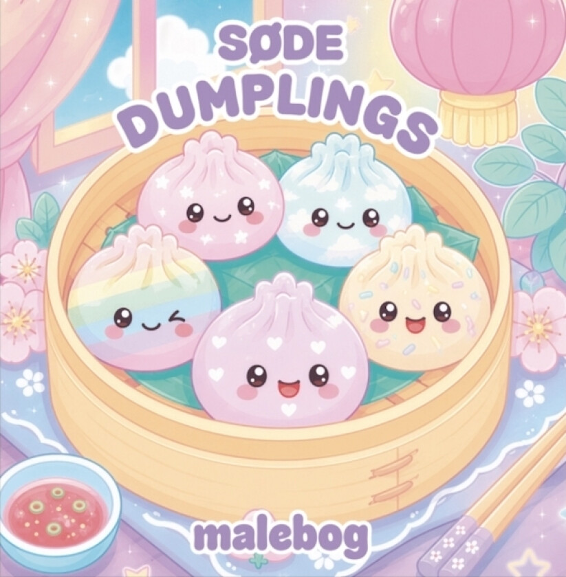 Søte dumplings malebok