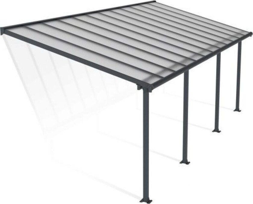 Palram - Canopia Olympia Pergola Grå 22,2 m²