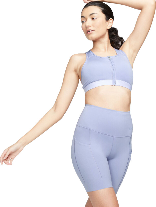 Dri-Fit Go 8" High Waist Bike Shorts Dame Indigo Haze/Black M