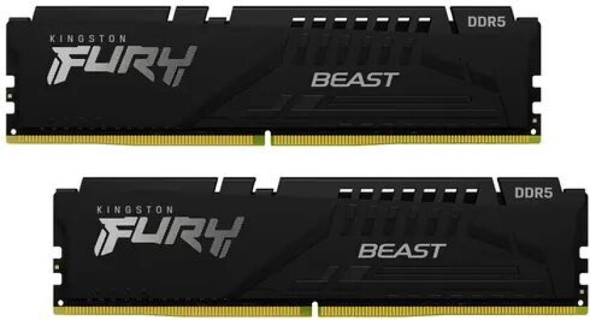 Fury Beast 16gb (2-kit) Ddr5 6000mhz Cl40 Black 16gb 6,000mhz Cl40 Ddr5 Sdram Dimm 288-pin