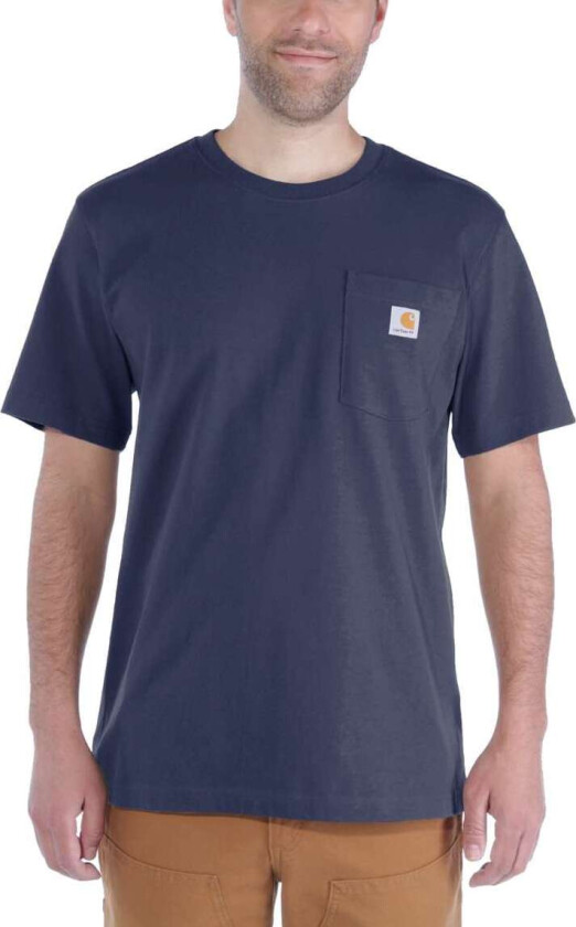 Men's Workwear Pocket S/S T-Shirt S, Navy