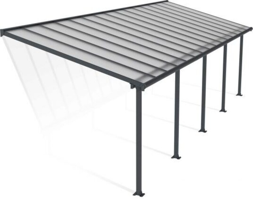 Palram - Canopia Olympia Pergola Grå 27,7 m²