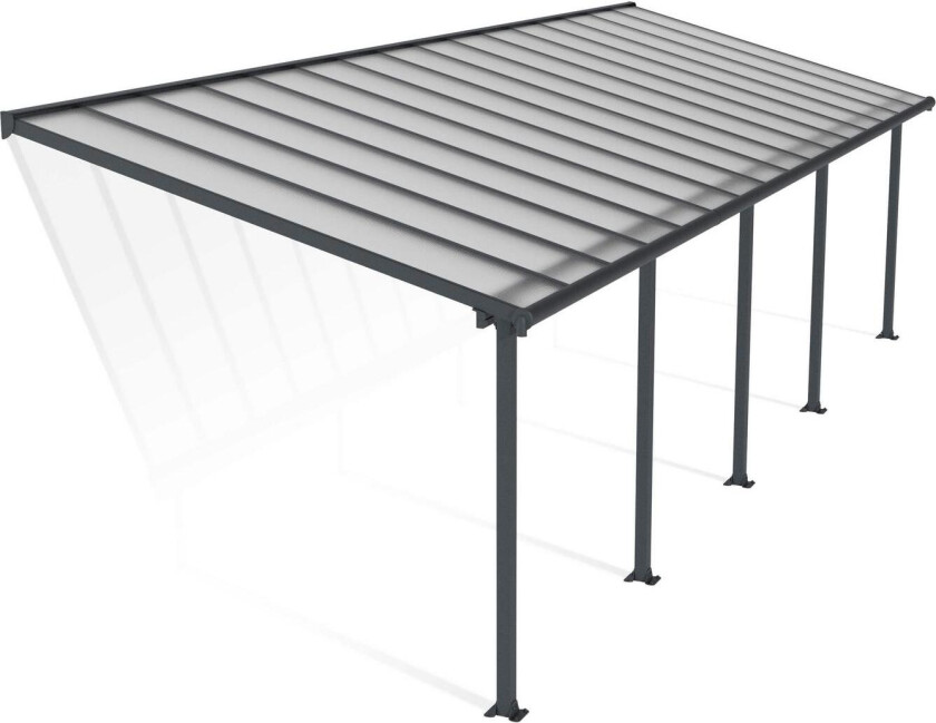Palram - Canopia Olympia Pergola Grå 29,4 m²