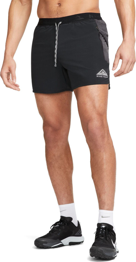Dri-Fit Trail Second Sunrise 5" Shorts Herre Black/Dark Smoke Grey/White M