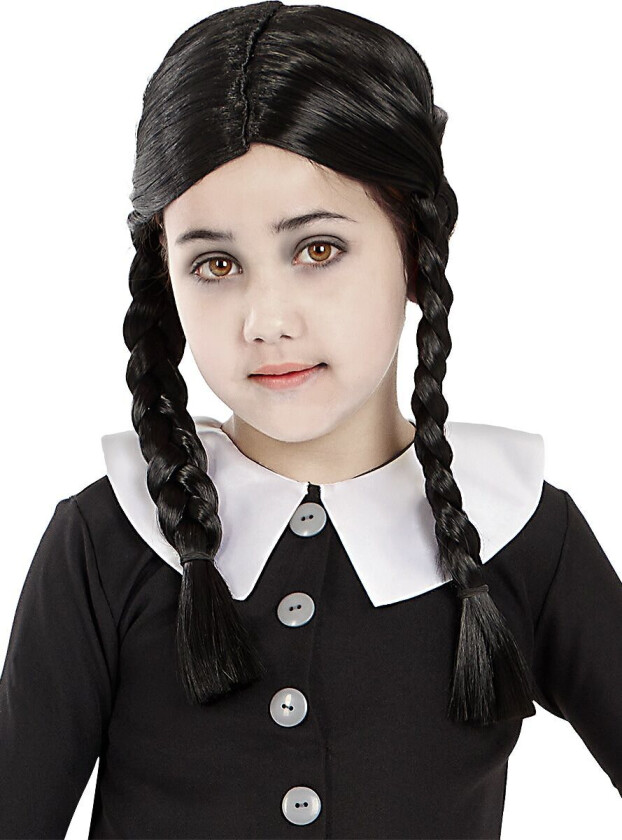 FUNIDELIA Wednesday Addams Parykk - The Addams Family til jenter - Størrelse: 0