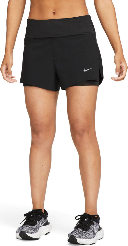 Dri-Fit Swift 3" 2-In-1 Running Shorts Dame Black M