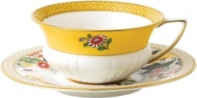 Wonderlust Primrose Teacup & Saucer. Levering april -24.