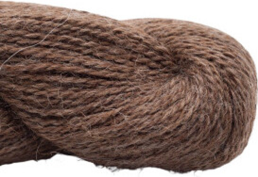 Babyalpaca 10/2 107 Brun Melert Ufarget