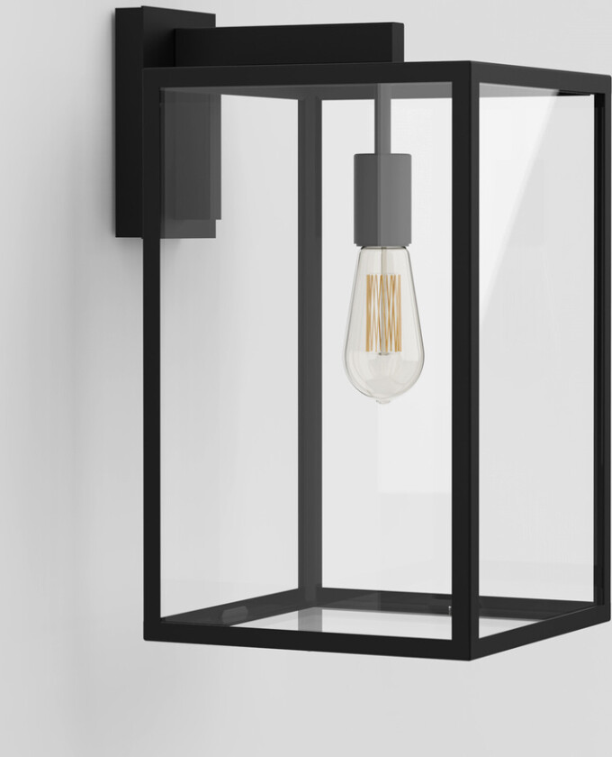 Box Lantern 450 Textured Black