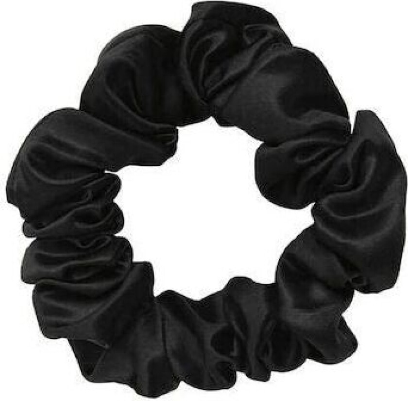 Bybarb Silk Scrunchie - Black