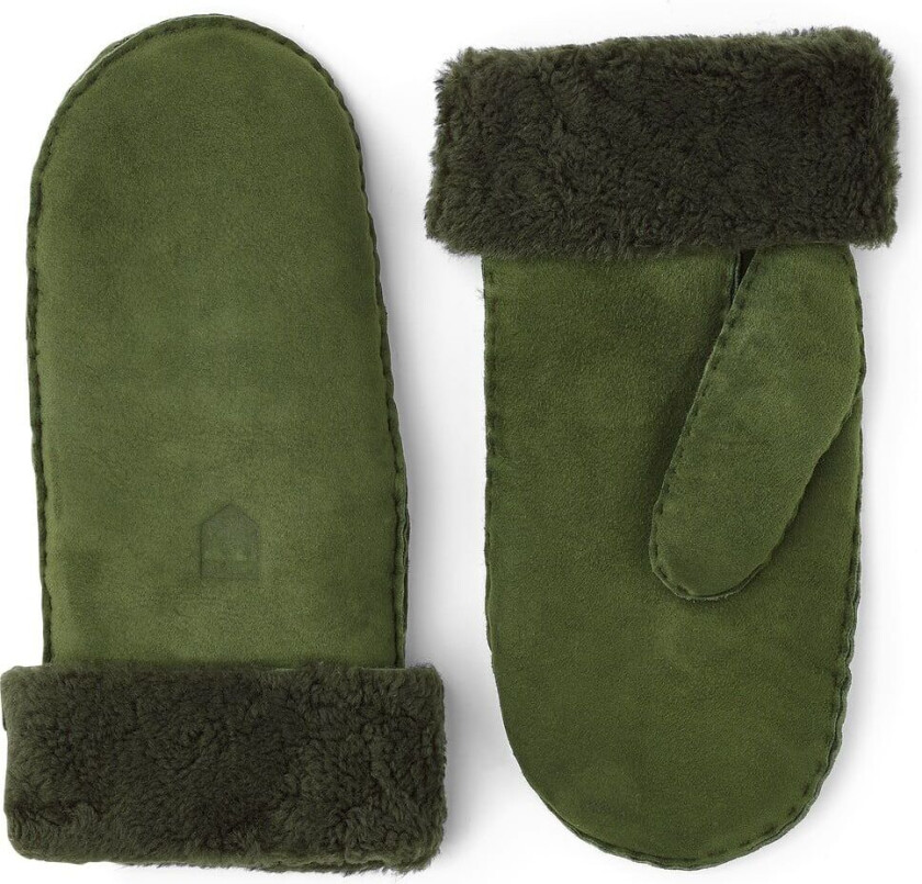 Sheepskin Mitt Dame Green 7