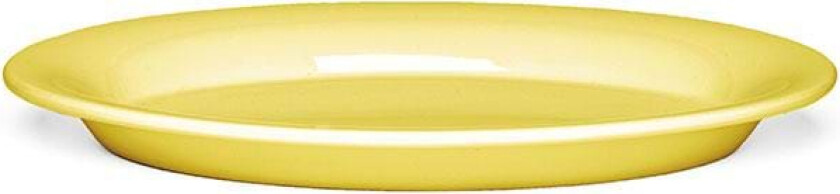 Ursula Oval plate gul 28x18,5 cm
