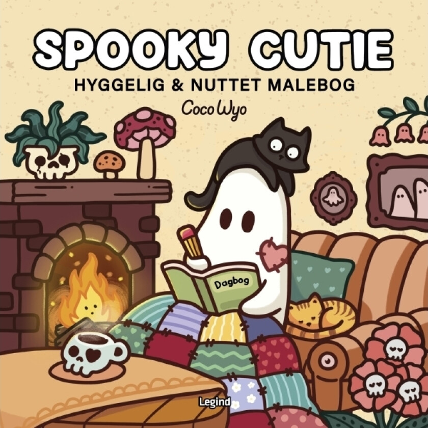 Malebok: Spooky Cutie - Cozy Coloring | Coco Wyo