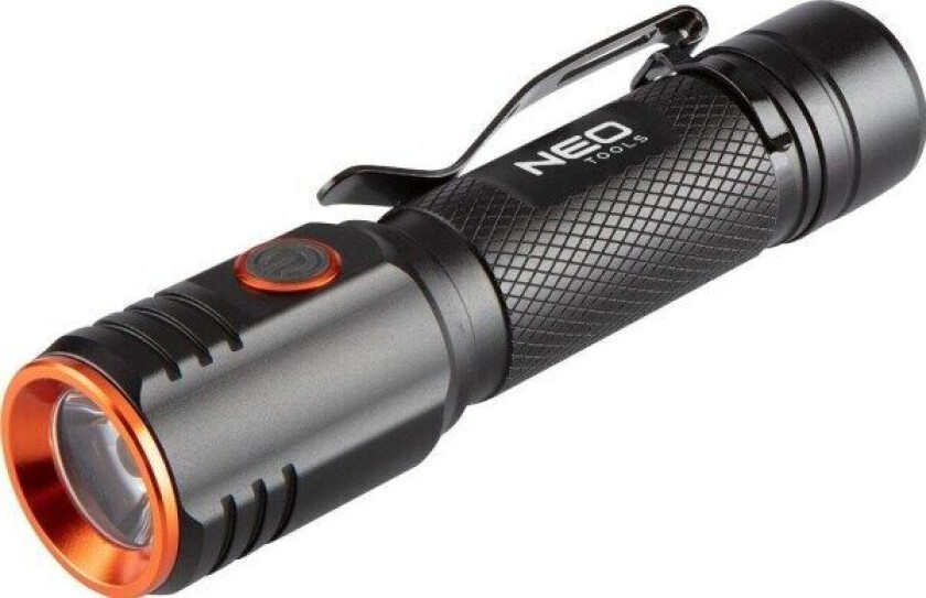 Neo Flashlight Rechargeable USB C Flashlight 2000 lm CHN LED 99-067