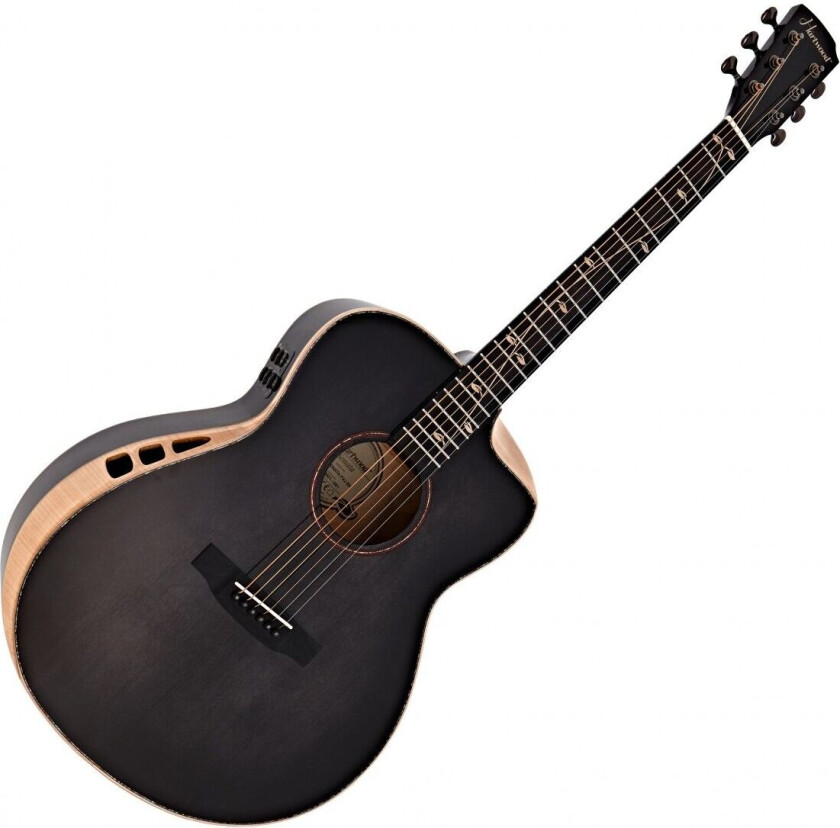 Sonata-FX Jumbo Elektroakustisk Gitar Svart