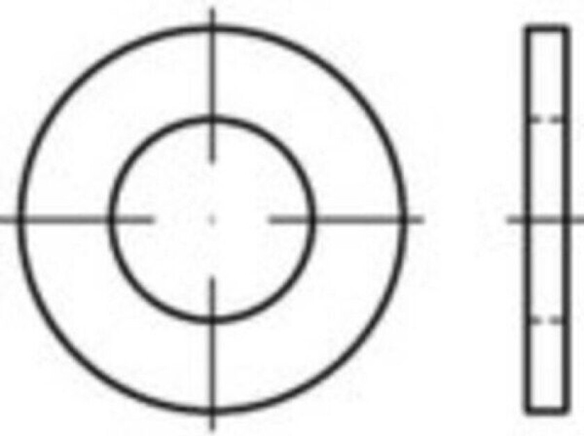 Underlægsskiver 100 stk TOOLCRAFT TO-5454042