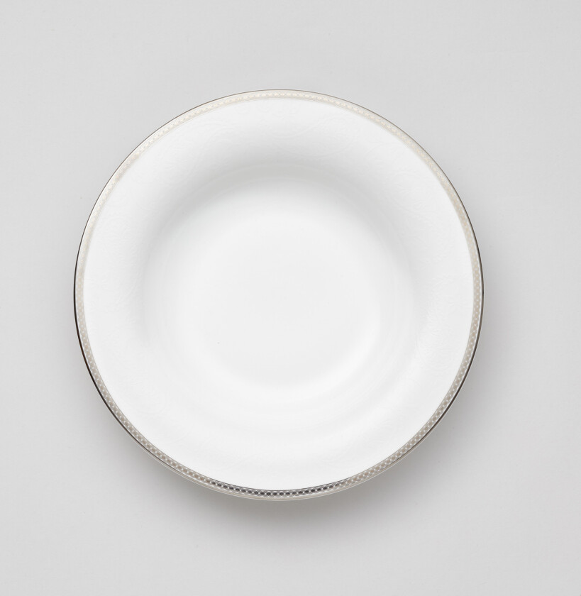 Silver Paisley Dyp Tallerken 23,5 cm