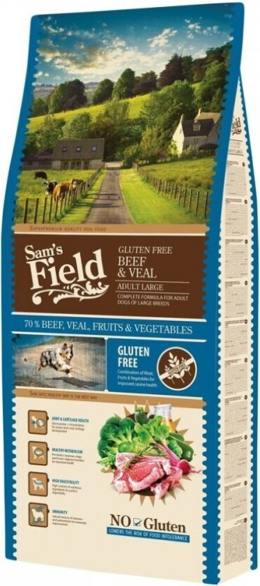 Sams Field Adult Large Beef & Veal 13 kg